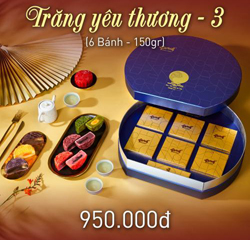 HỘP 6 BÁNH TRUNG THU GIVRAL TRĂNG YÊU THƯƠNG 3